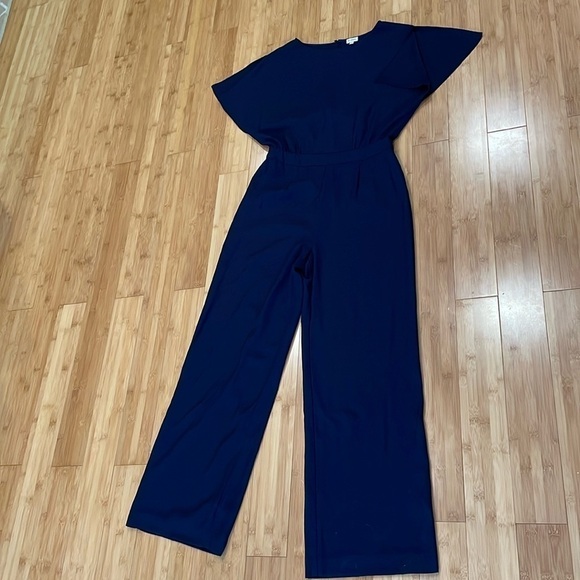 Cremieux Ladies Navy Soft and Lightweight One Piece Pantsuit - Picture 2 of 11